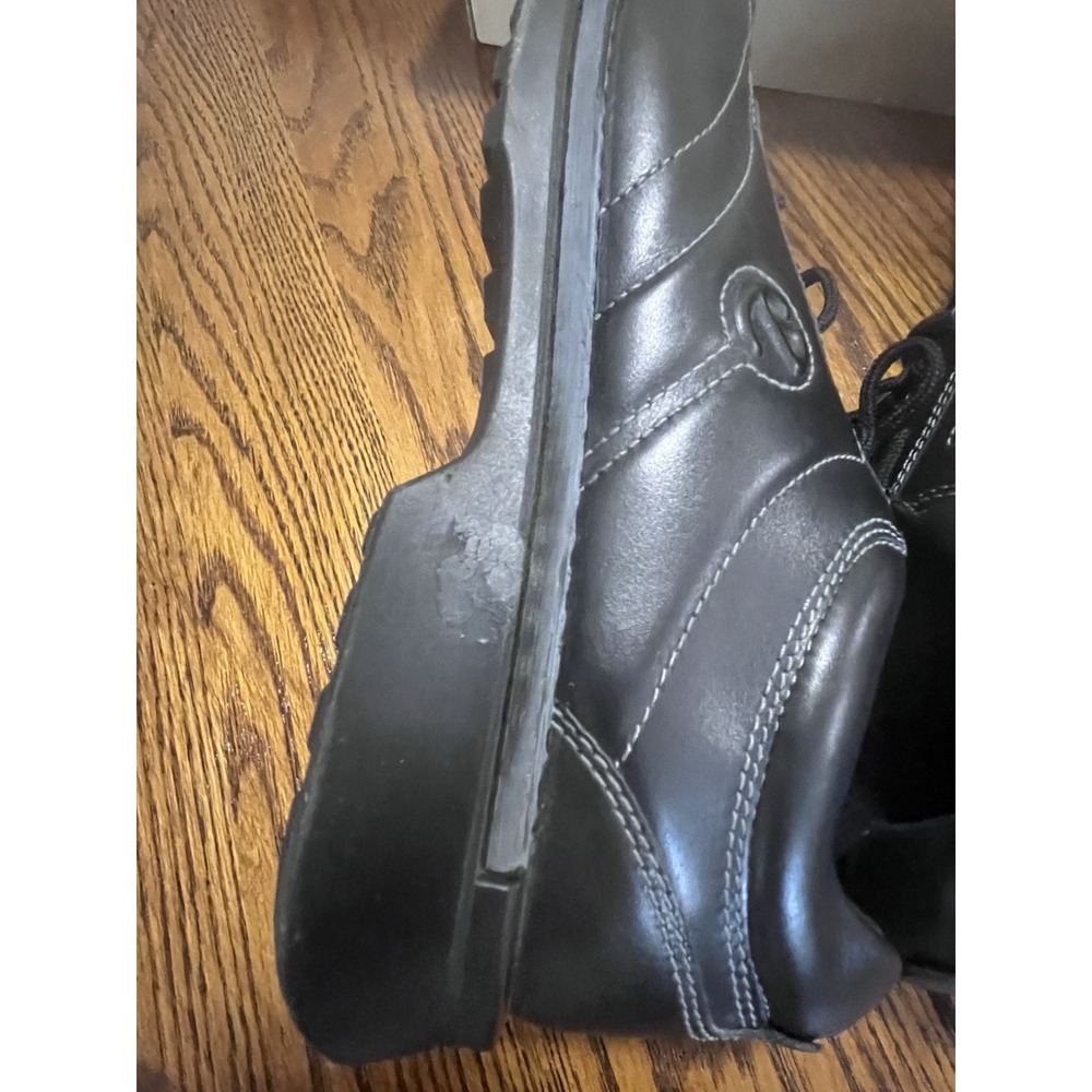 ECCO Light Neoflexor Shock Point Black Leather Lace Up Comfort Shoes 46, 12-12.5 - Picture 6 of 10